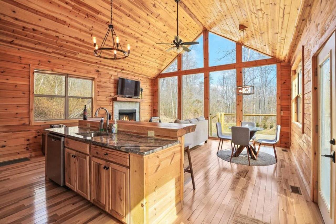 Fern Haven A Modern Take On Hocking Hills Cabins Stella Exterior foto