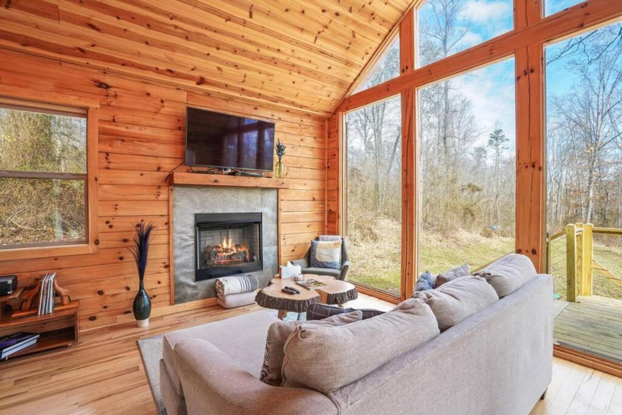 Fern Haven A Modern Take On Hocking Hills Cabins Stella Exterior foto